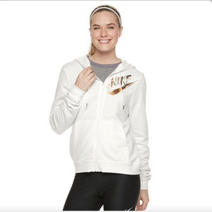 $20 NEW NIKE Women's Sportswear Full-Zip Metallic Hoodie NEW